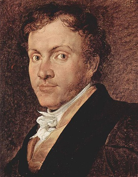 Francesco Hayez Portrat des Giuseppe Roberti.